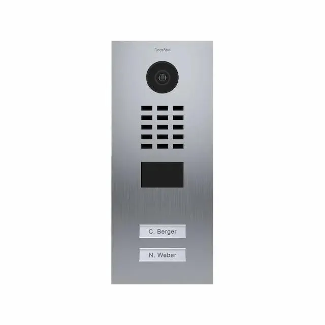 DoorBird D2102V IP Video Door Station Stainless Steel Flush-Mounted