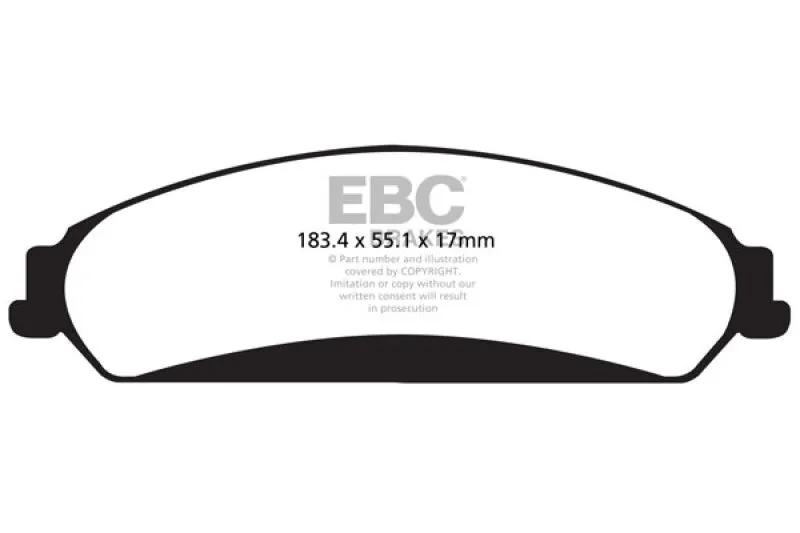 EBC 11  Chrysler 300C 5.7 Redstuff Front Brake Pads