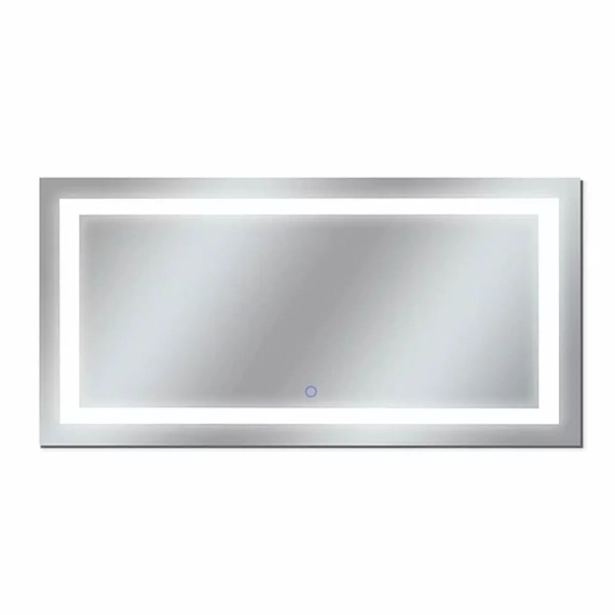 Edison 72 in. x 38 in. LED Wall Mirror with Touch On/Off Dimmer Function