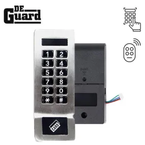 Electronic Keyless Entry Smart Cabinet Lock - RFID & PIN - Satin Chrome