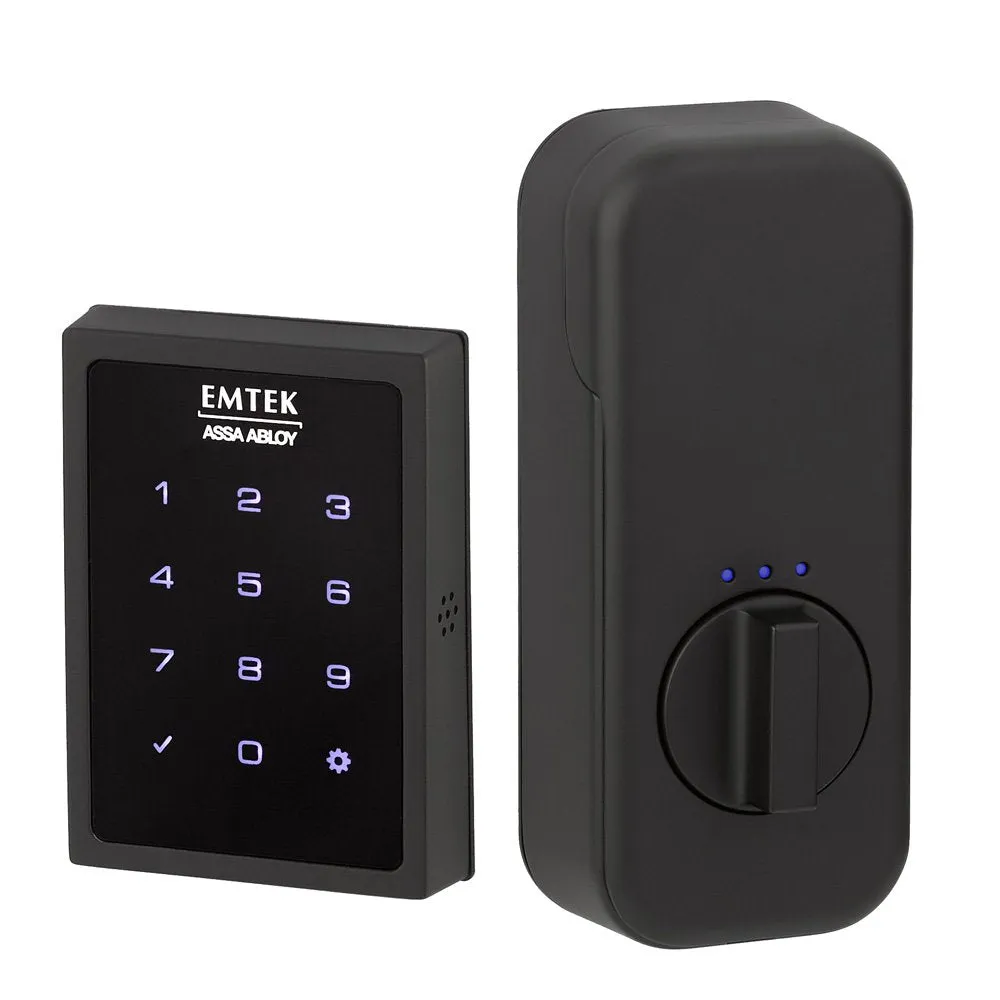 EMPowered Deadbolts - EMPowered Motorized Touchscreen Keypad Deadbolt In Oil Rubbed Bronze - Emtek Hardware