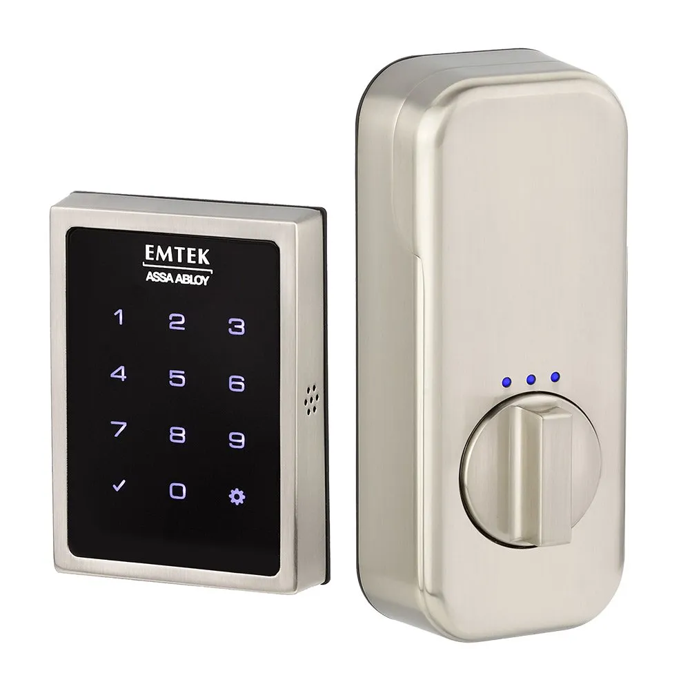 EMPowered Deadbolts - EMPowered Motorized Touchscreen Keypad Deadbolt In Oil Rubbed Bronze - Emtek Hardware