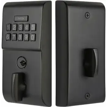 Emtek - Electronic Locksets - Modern Brass Keypad Deadbolt