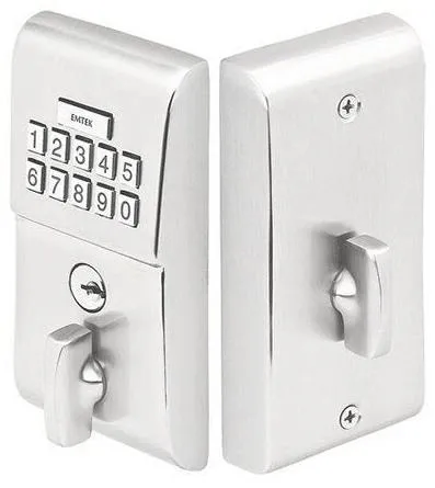 Emtek - Electronic Locksets - Modern Brass Keypad Deadbolt