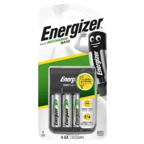 Energizer Base Charger Usb   4X Nimh Aa 1300Mah Batteries E303261000