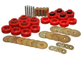 Energy Suspension Body Mount Bushing Set Dodge Ram 2500/3500 (03-05) Black or Red