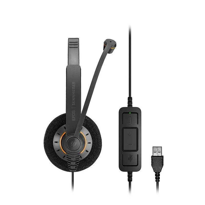 EPOS Sennheiser Enterprise Impact Headset On-Ear SC 30 ML Mono Wired USB Black