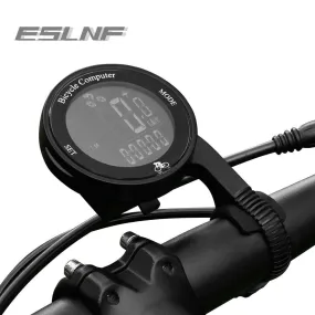 ESLNF Bicycle Code/Bicycle Computer Wireless Backlit Mountain Cycling Meter Odometer Stop Watch Equipment Bicycle Accessories