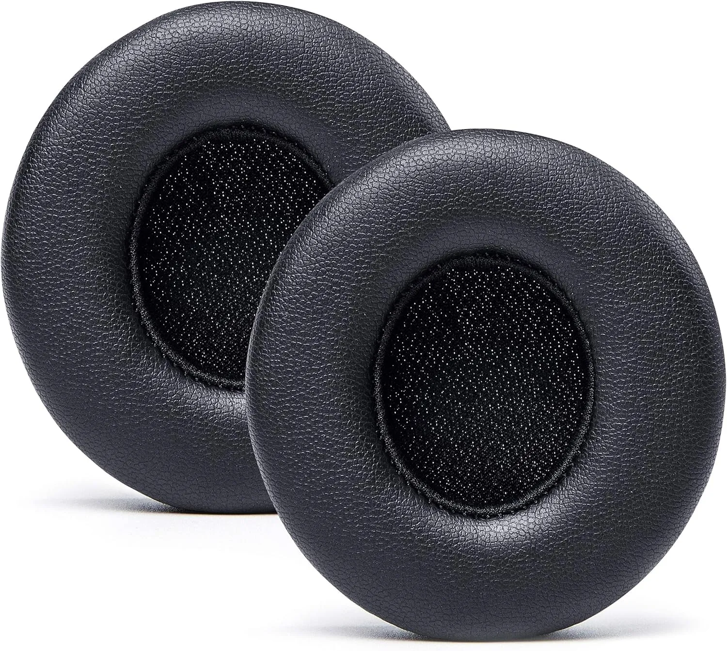 Extra Thick Replacement Earpads for Beats Solo 2 & 3 by Wicked Cushions - Ear Pads for Beats Solo 2 & 3 Wireless ON-Ear Headphones - Soft Leather, Luxury Memory Foam, Strong Adhesive | Black