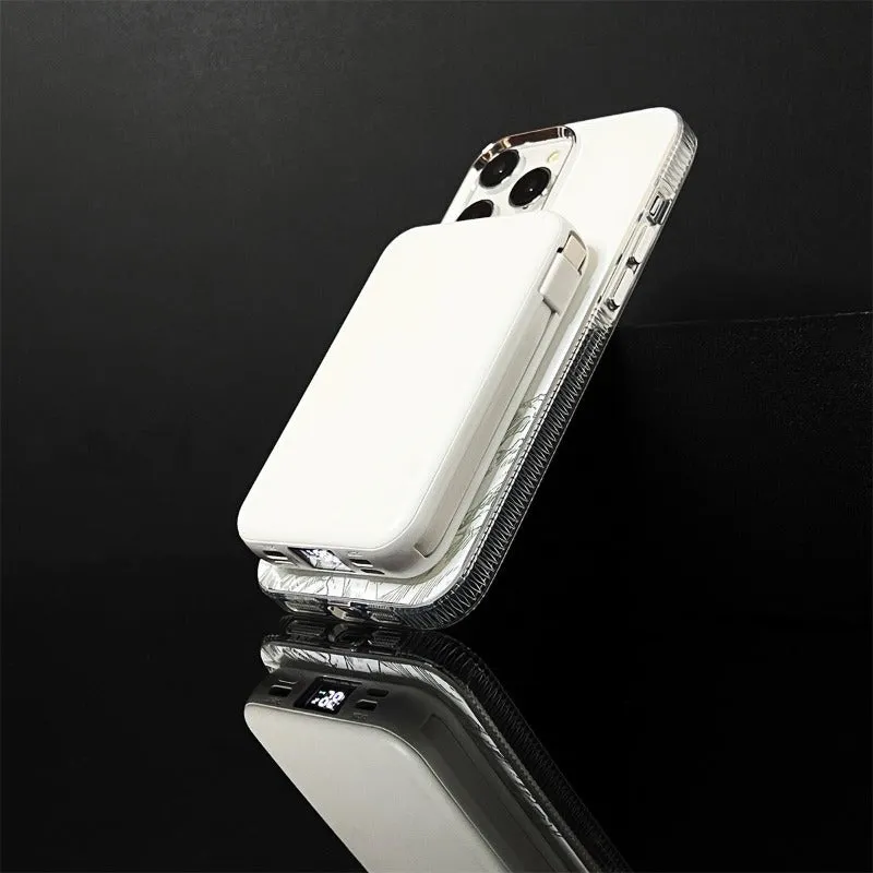 Fashionable Laser Magsafe iPhone Case with Snow Mountain Design For iPhone