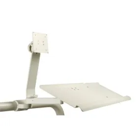 Flat Panel Monitor - Top Post Mounted - White - DCI 4972