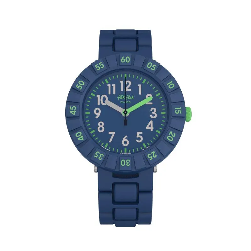 Flik Flak SOLO DARK BLUE Watch FCSP086