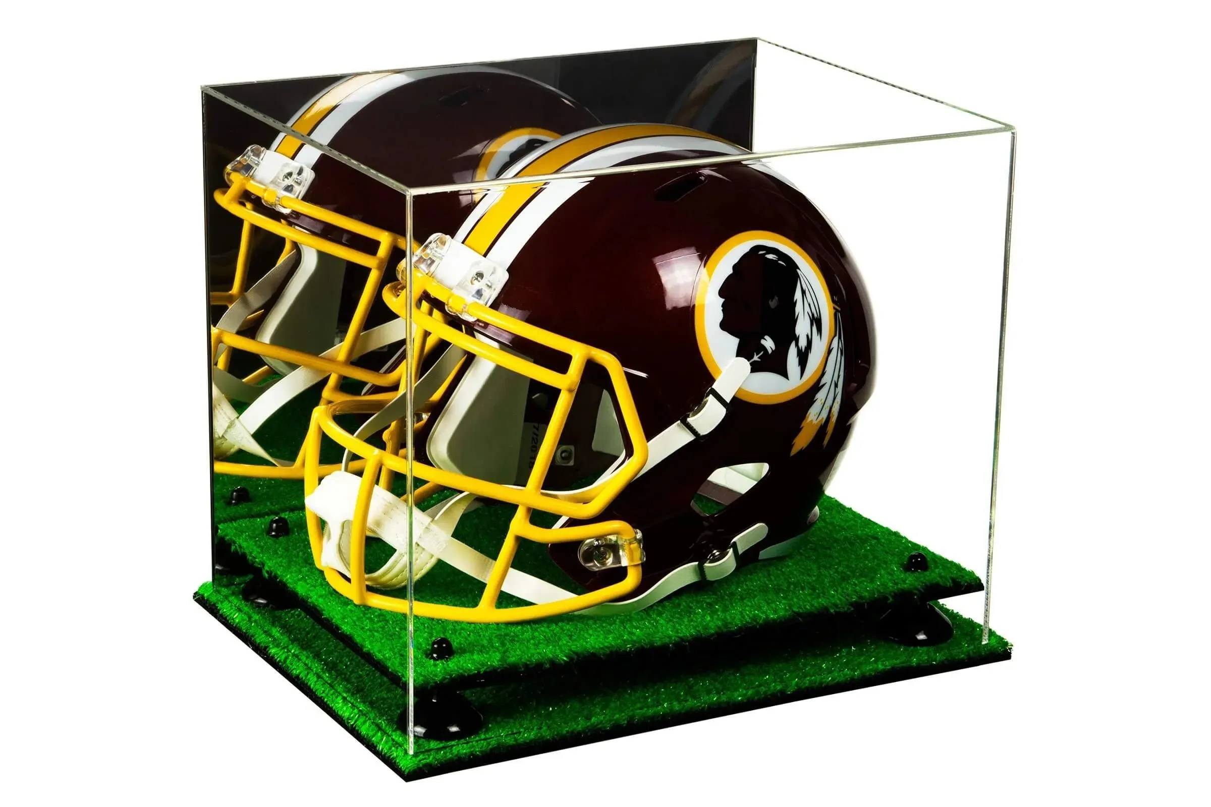 Football Helmet Display Case - Mirror No Wall Mounts (V44/A002)