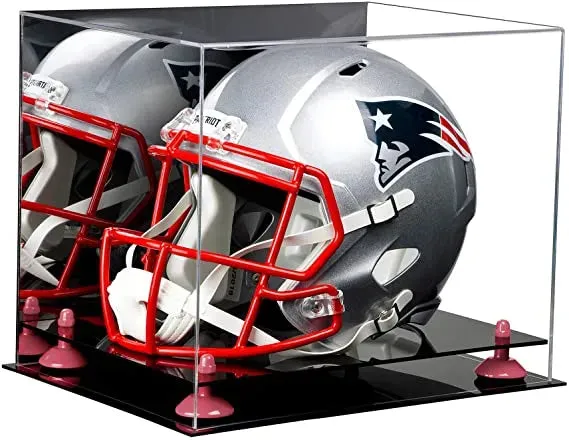 Football Helmet Display Case - Mirror No Wall Mounts (V44/A002)