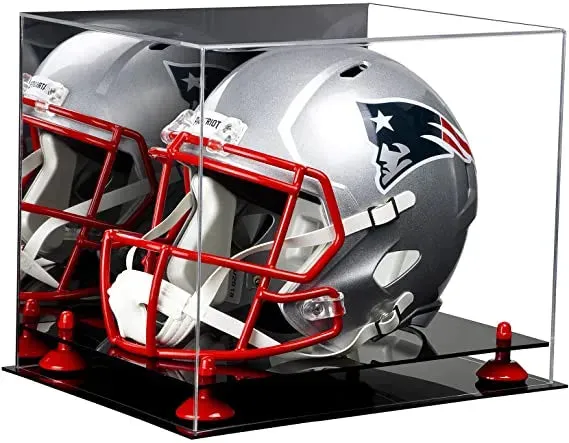 Football Helmet Display Case - Mirror No Wall Mounts (V44/A002)