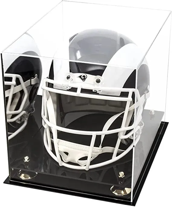 Football Helmet Display Case - Mirror No Wall Mounts (V44/A002)