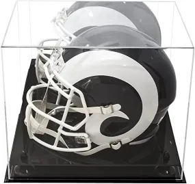 Football Helmet Display Case - Mirror No Wall Mounts (V44/A002)