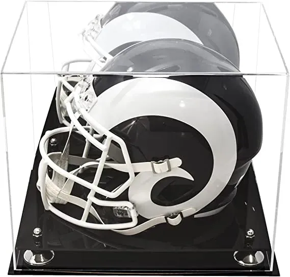 Football Helmet Display Case - Mirror No Wall Mounts (V44/A002)