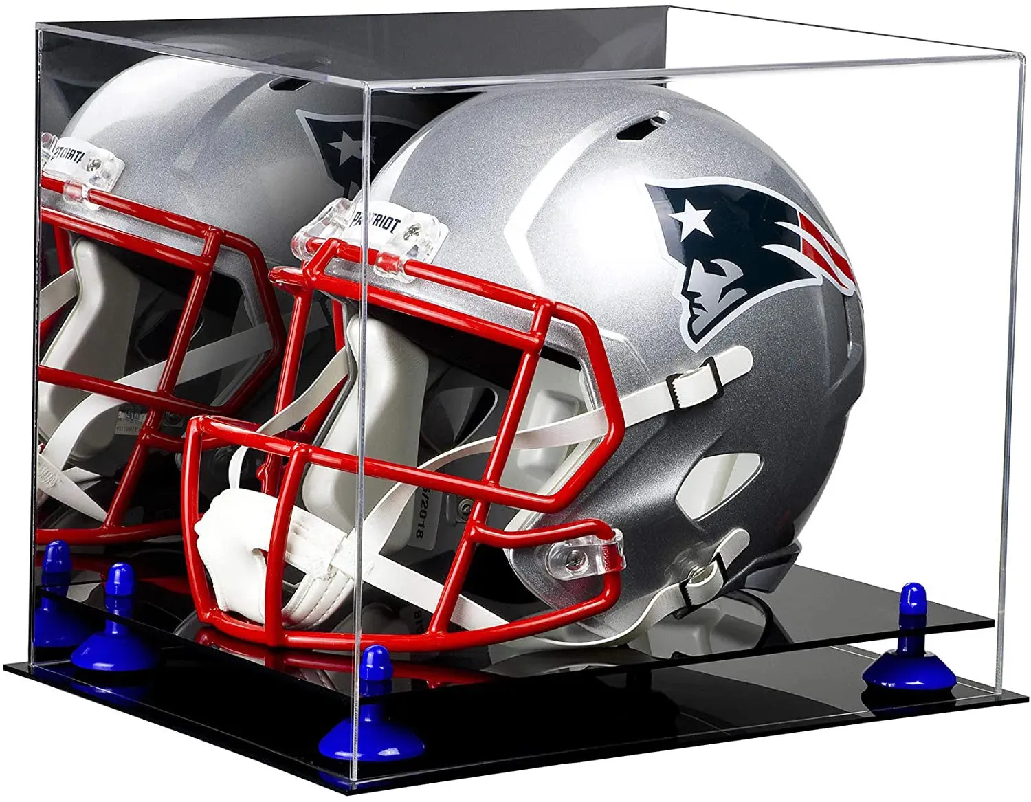 Football Helmet Display Case - Mirror No Wall Mounts (V44/A002)