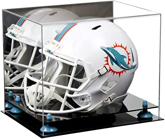 Football Helmet Display Case - Mirror No Wall Mounts (V44/A002)