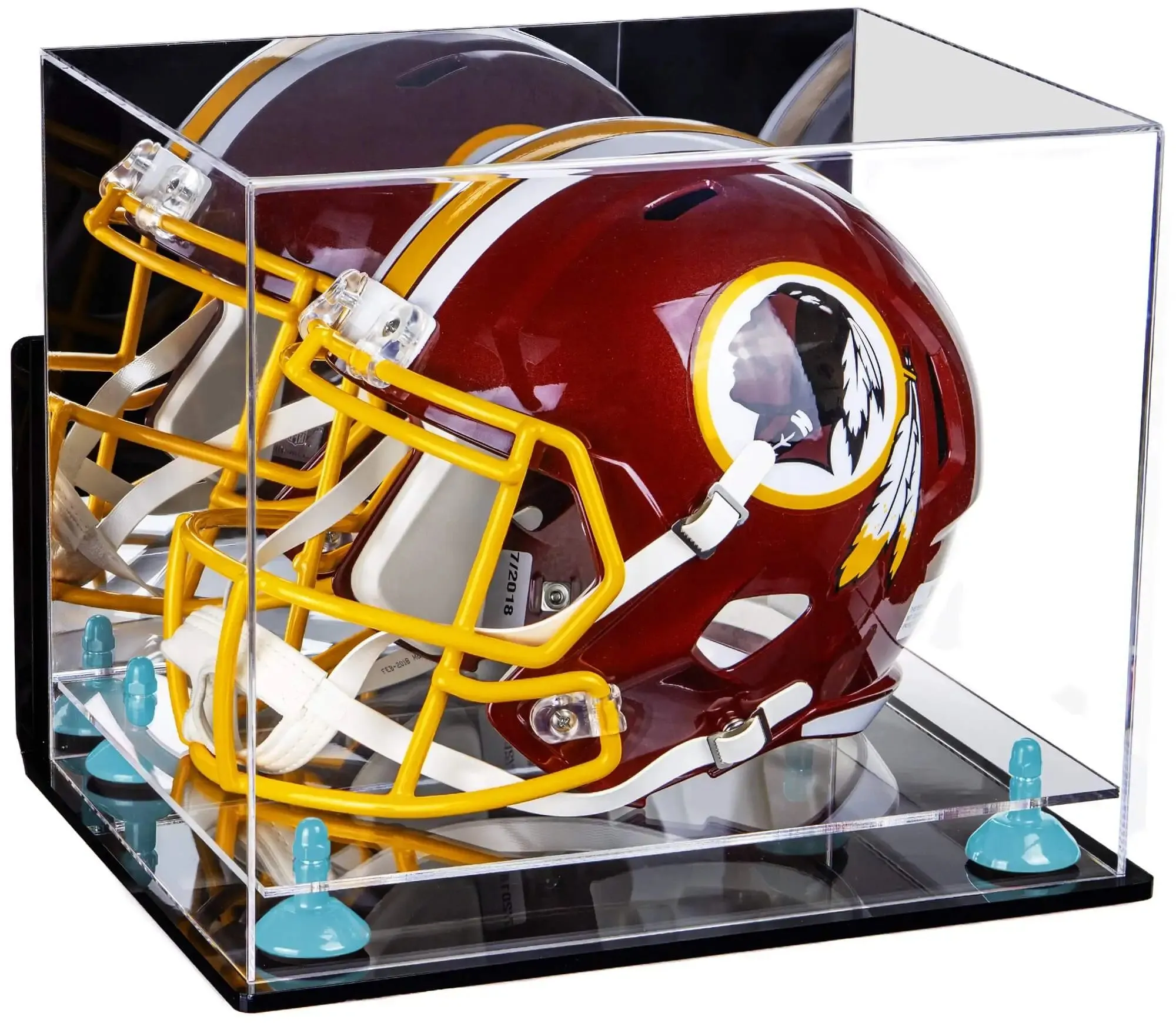 Football Helmet Display Case - Mirror Wall Mounts  (V44/A002)