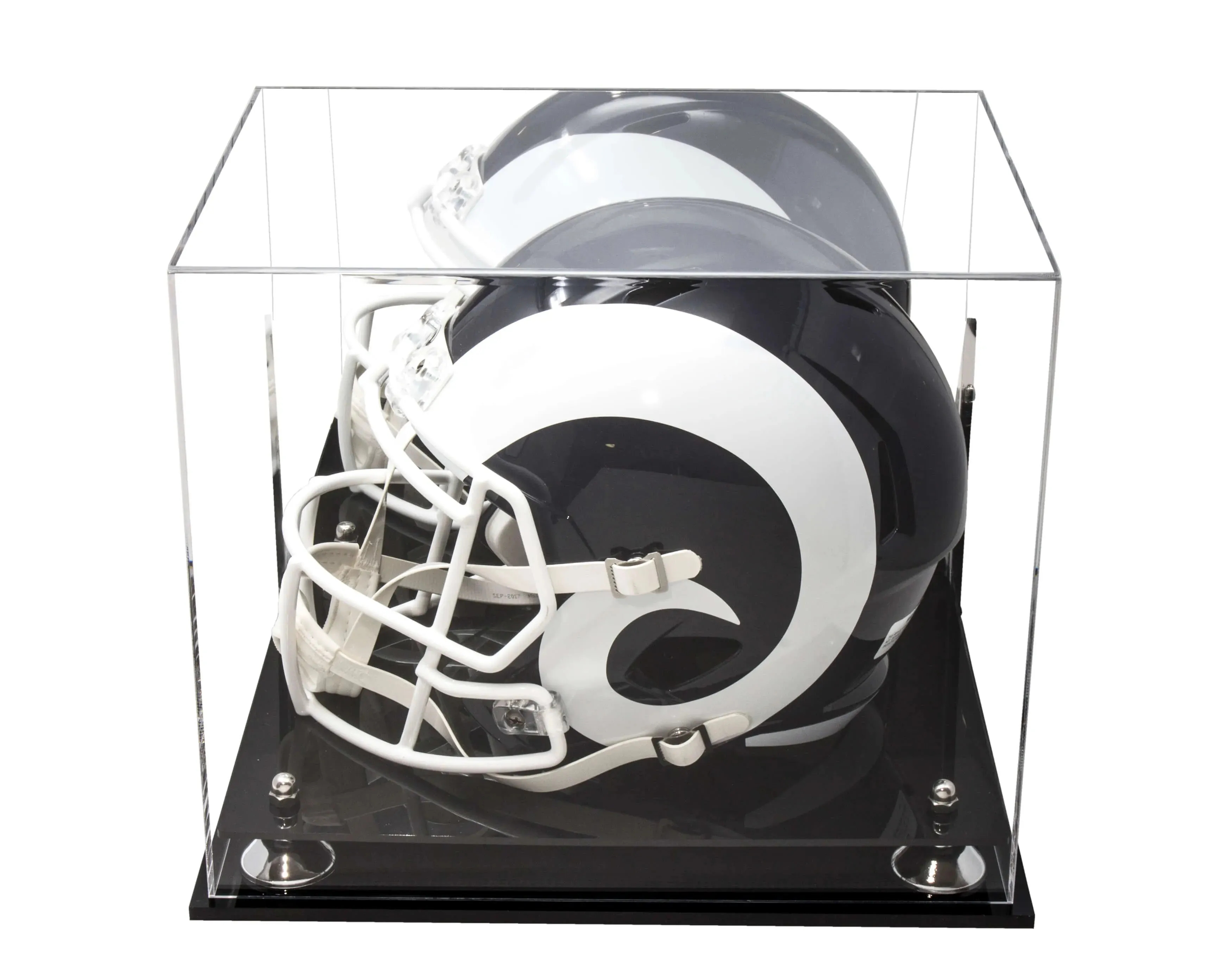 Football Helmet Display Case - Mirror Wall Mounts  (V44/A002)