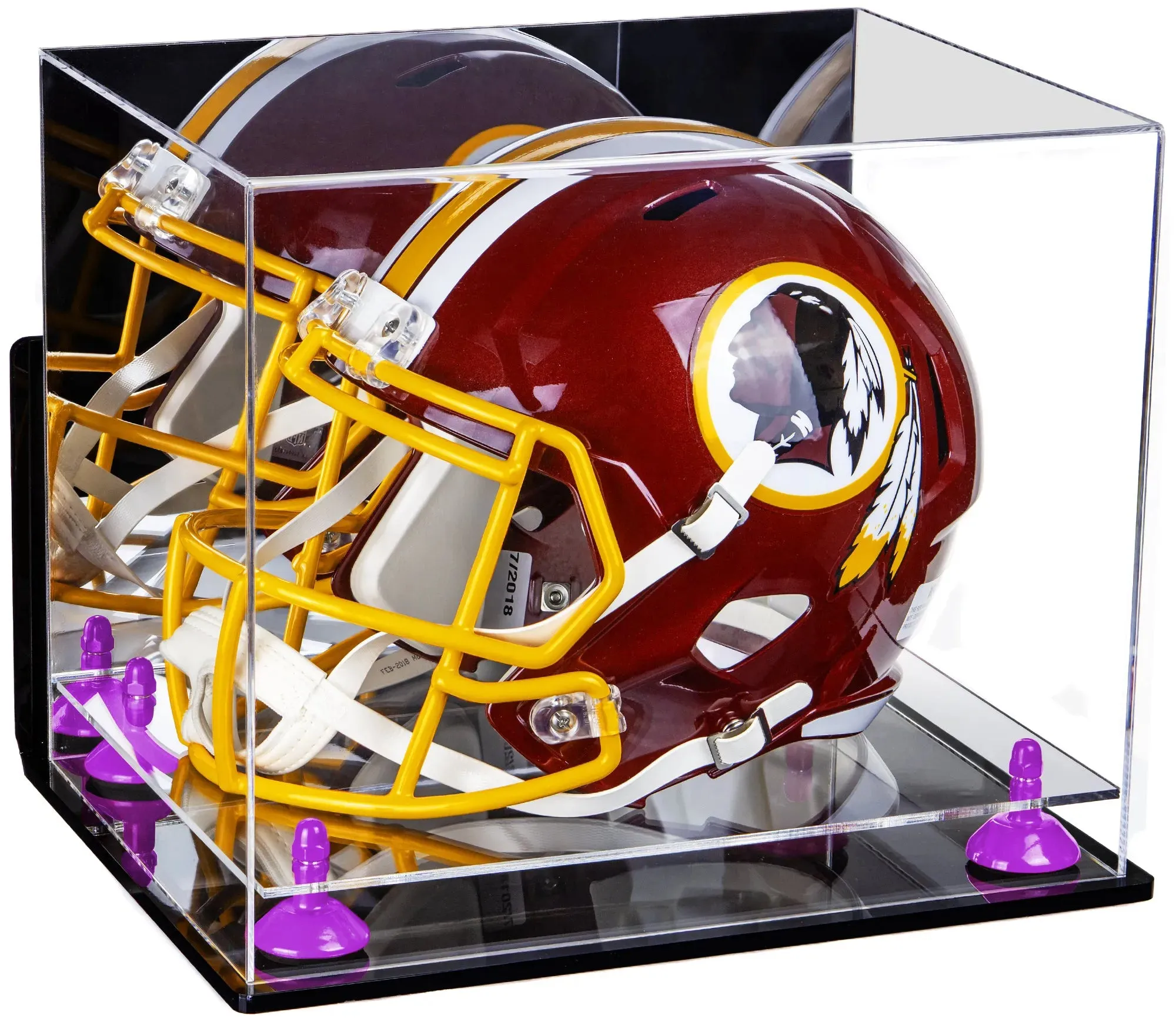 Football Helmet Display Case - Mirror Wall Mounts  (V44/A002)