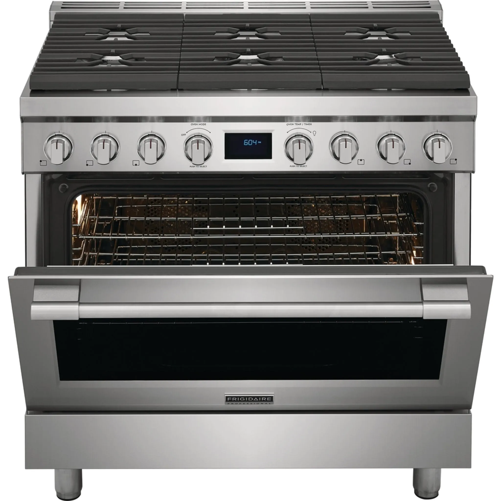 Frigidaire Professional Dual Fuel Gas Range (PCFD3668AF) - Stainless Steel