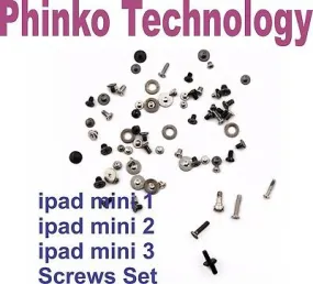 Full Set Screws For iPad Mini 1 Mini 2 Mini 3 Universal Screws sets repair parts