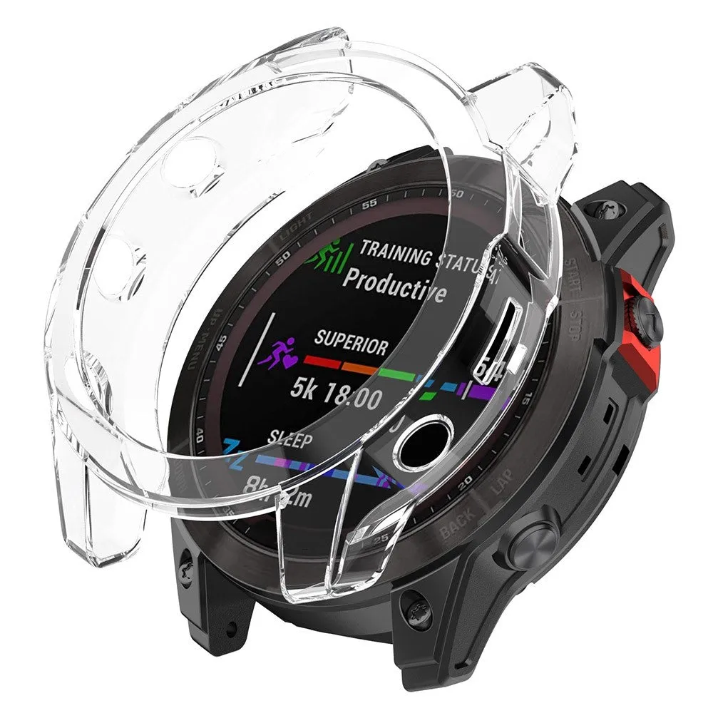 Garmin Fenix 7X / 7X Solar transparent cover - Transparent