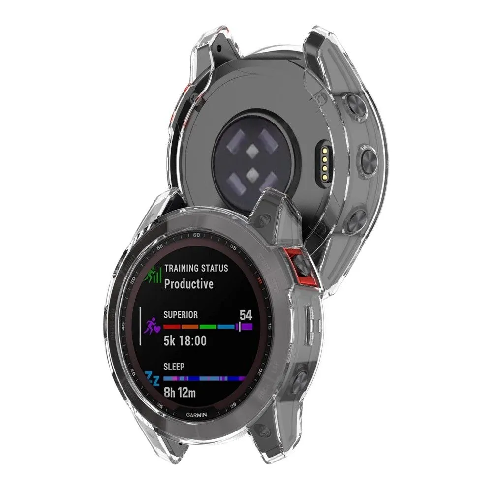 Garmin Fenix 7X / 7X Solar transparent cover - Transparent