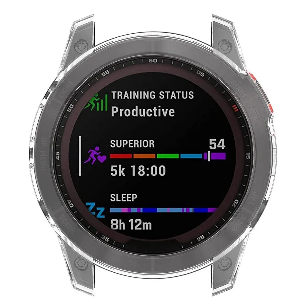 Garmin Fenix 7X / 7X Solar transparent cover - Transparent