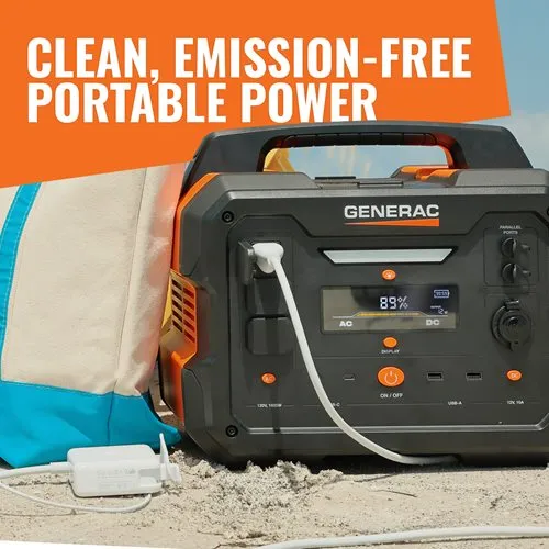 Generac G0080260 GB2000 Compact Portable Power Station w/ Wireless Charging Pad