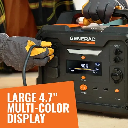 Generac G0080260 GB2000 Compact Portable Power Station w/ Wireless Charging Pad