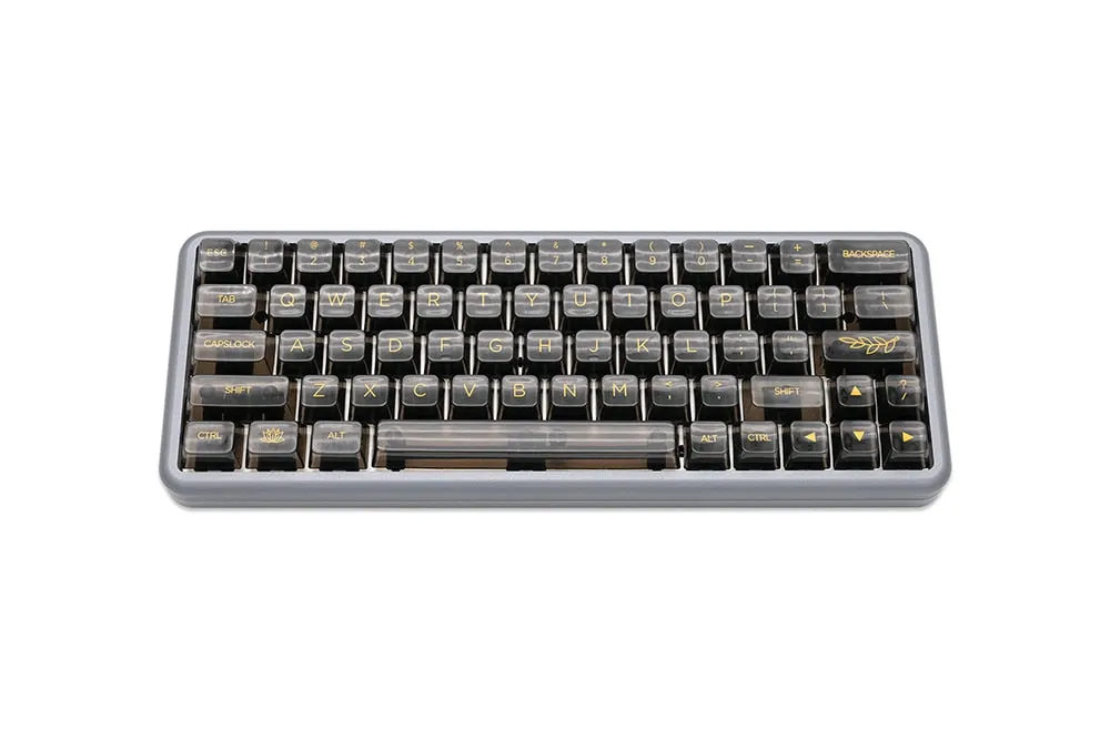 GKs MDA Silk Screen Tech Keycap Set thick Transparent ABS for keyboard gh60 poker 87 tkl 104 ansi xd64 bm60 xd68 xd84 BM87 BM65