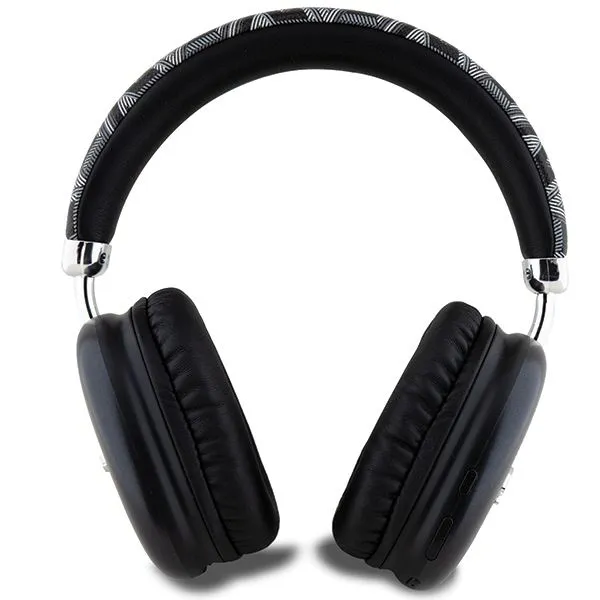 Guess GCube Metallic Script Logo On Ear Wireless Headphone Black - GUBHK1GCTCSK