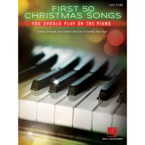 Hal Leonard HL00172041 First 50 Christmas Songs You Should Play on the Piano