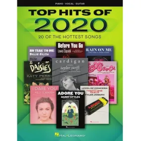 Hal Leonard HL00355551 Top Hits Of 2020 20 Of The Hottest Songs