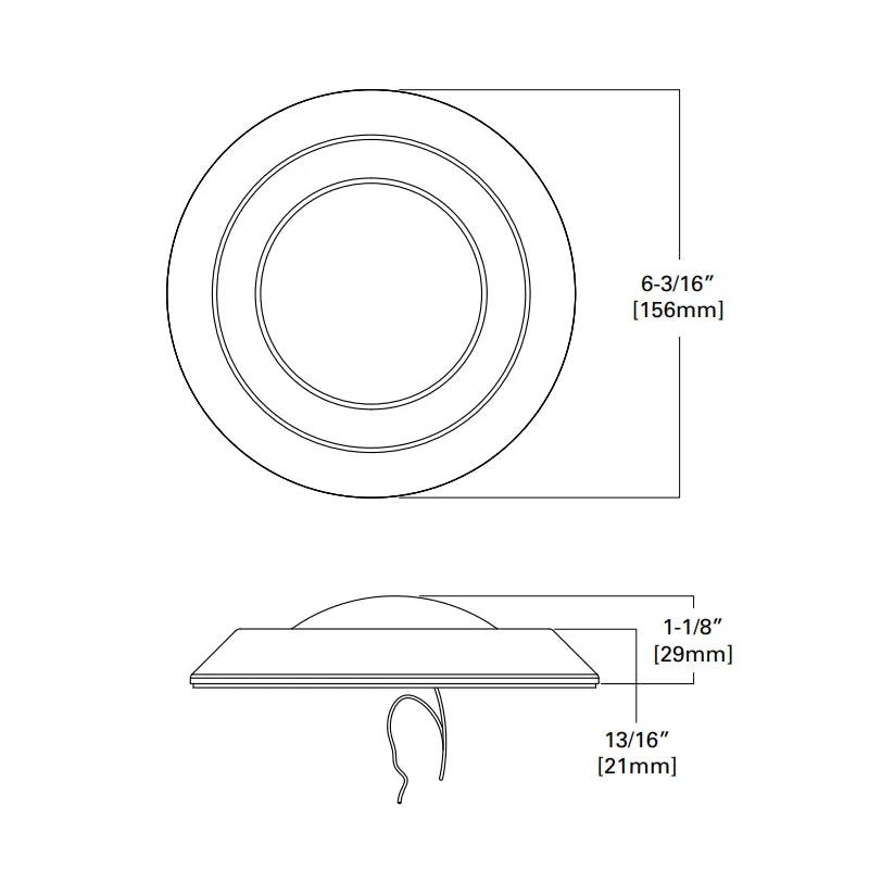 Halo BLD406 4" Backlit LED Downlight