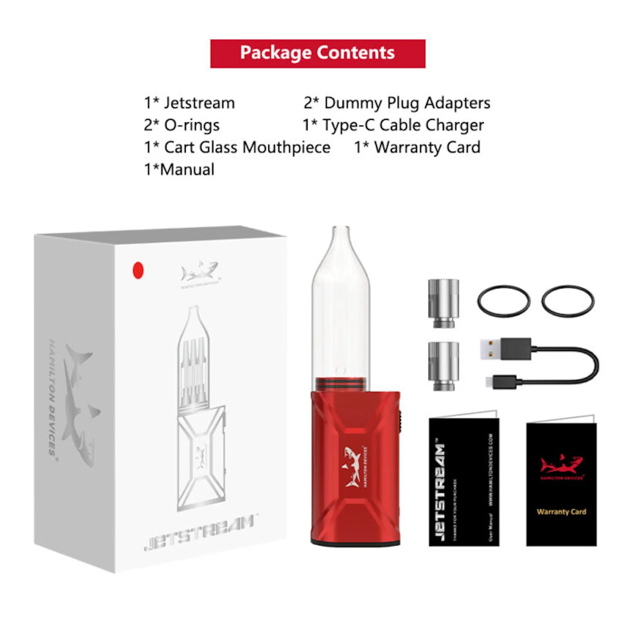 Hamilton Jetstream Triple Cartridge Vaporizer