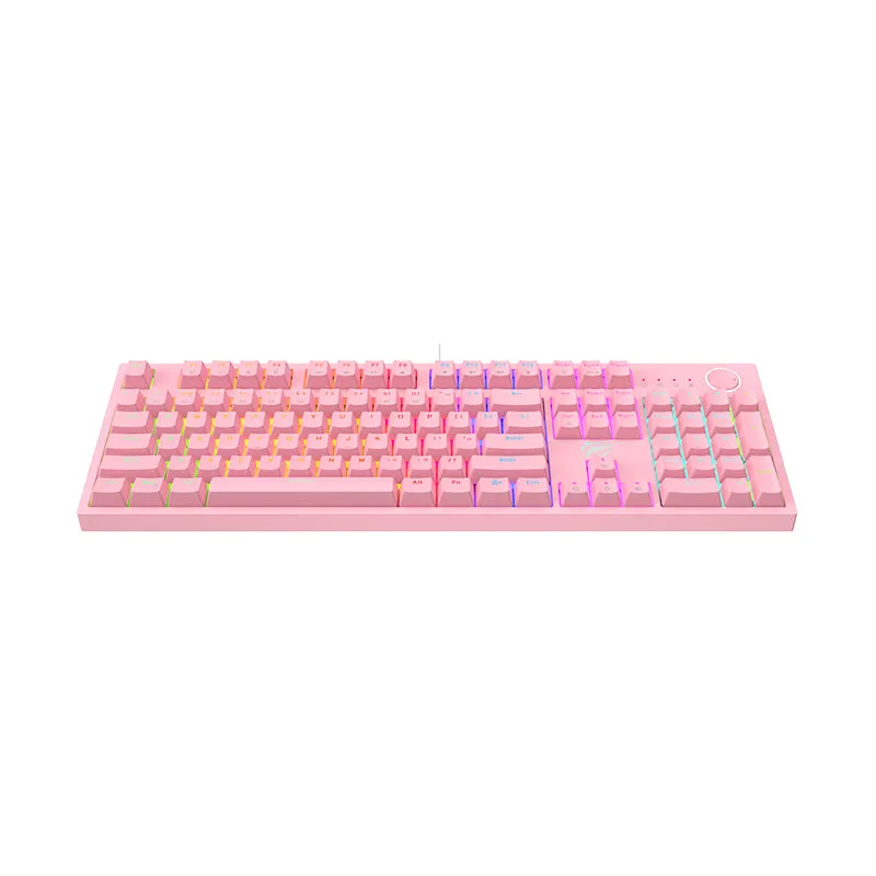 Havit KB871 Backlit Mechanical Gaming Keyboard - Pink