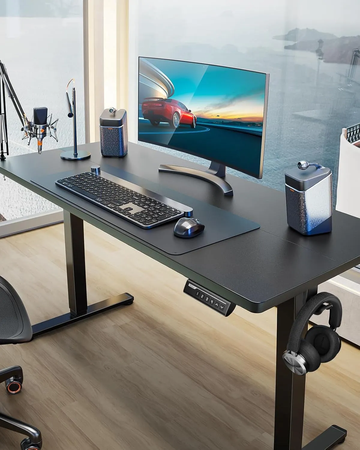 Height Adjustable Electric Standing Desk, 48 X 24 Inches Sit Stand up Desk,