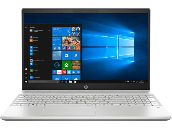 HP Pavilion 15-cw0000 15.6" FHD (Touchscreen) Notebook, AMD Ryzen 3 2300U, 2.0 GHz, 12GB RAM, 1TB HDD, Windows 10 Home 64Bit, Mineral Silver- 6FH83U8#ABA