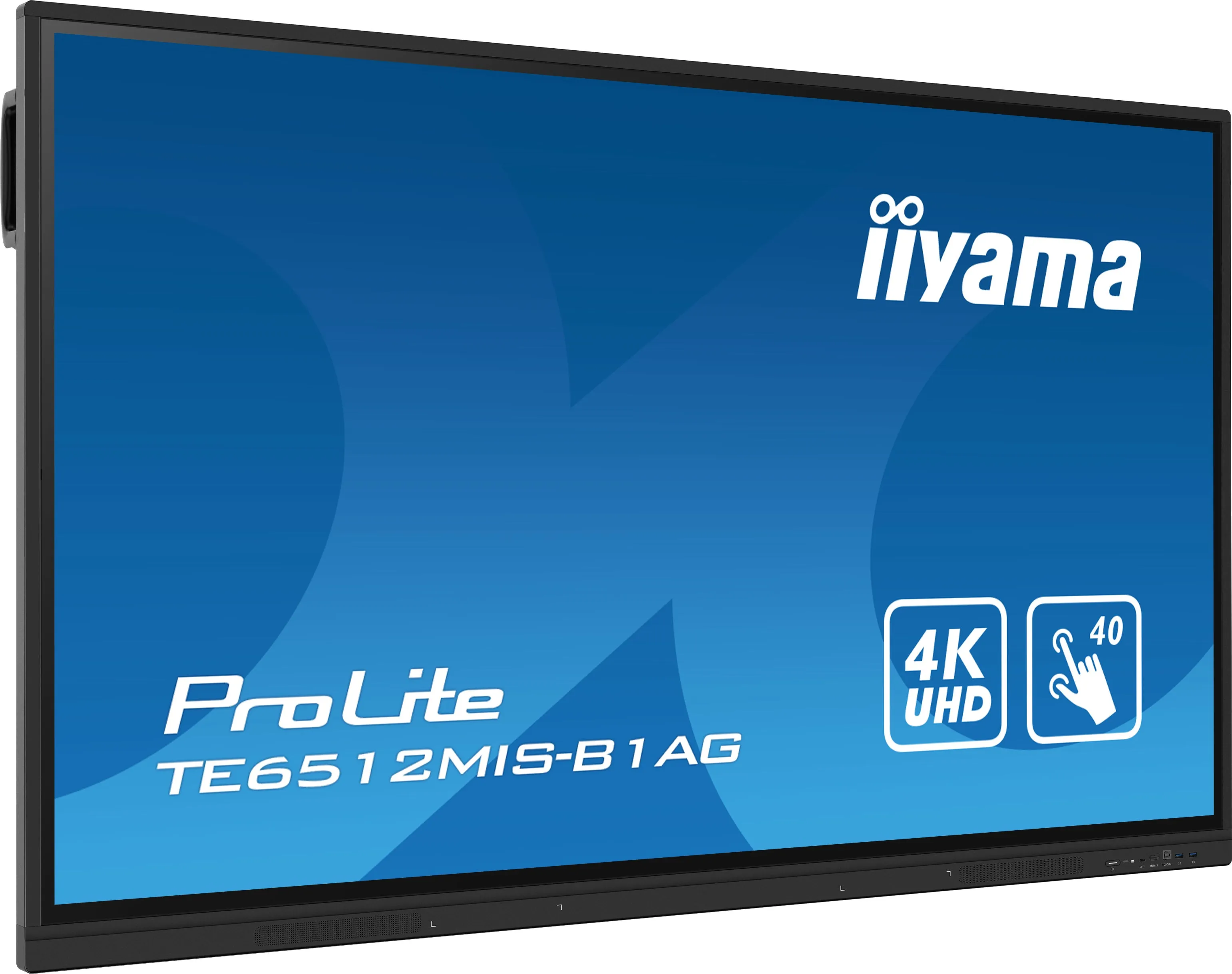 Iiyama Prolite Te6512mis-B1ag 65" Class (64.5" Viewable) Led-Backlit Lcd Display - 4K - For Digital Signage / Interactiv