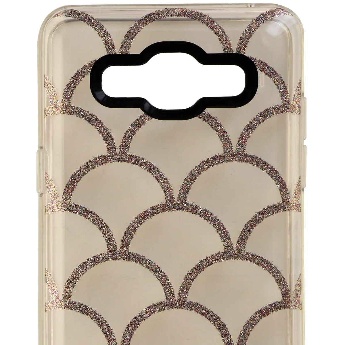 Incipio Design Series Hybrid Hard Case for Galaxy On5 - Clear/Multi Glitter