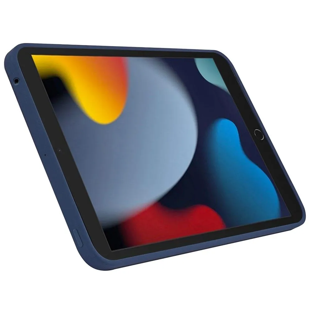 iPad 10.2 (2021) / (2020) / (2019) simple silicone cover - Dark Blue