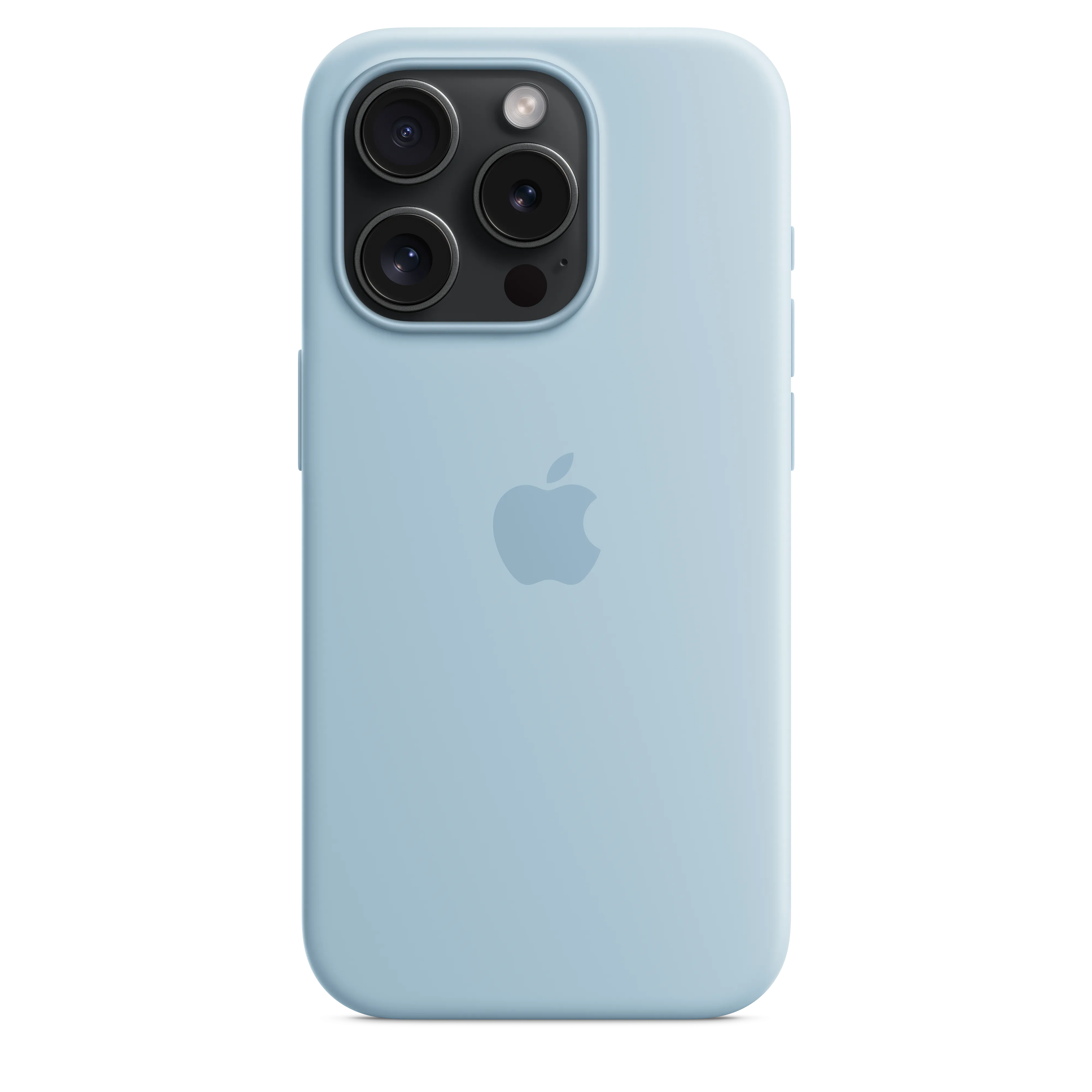 iPhone 15 Pro Silicone Case with MagSafe - Light Blue