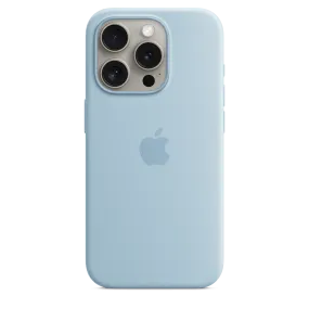 iPhone 15 Pro Silicone Case with MagSafe - Light Blue