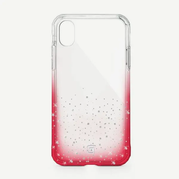 iPhone XR Clear Case - Sparkle Glitter Design