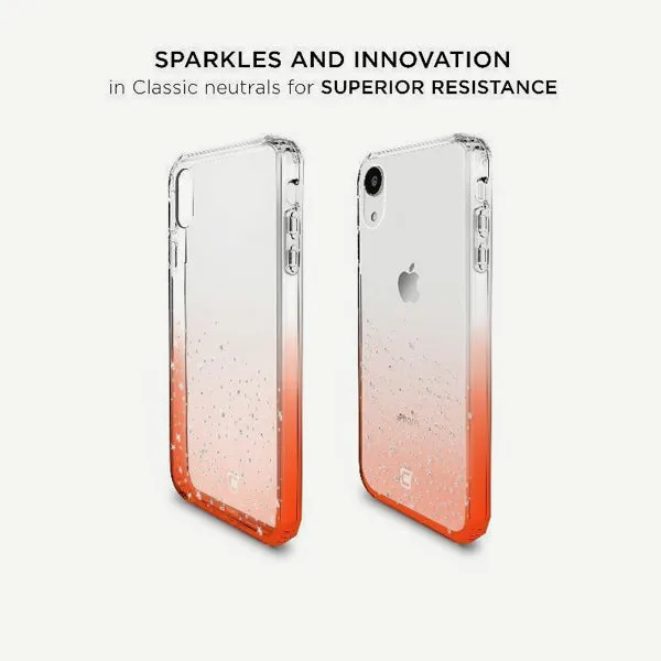 iPhone XR Clear Case - Sparkle Glitter Design